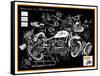 Anatomy of a Motorcycle-James Bentley-Framed Stretched Canvas