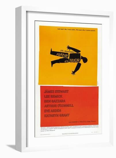 Anatomy of a Murder, 1959, Directed by Otto Preminger-null-Framed Giclee Print