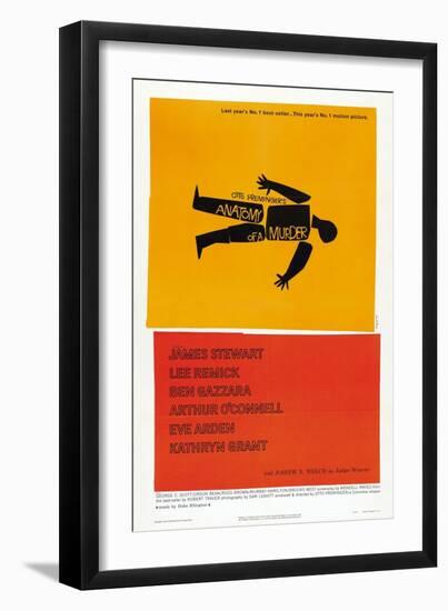 Anatomy of a Murder, 1959, Directed by Otto Preminger-null-Framed Premium Giclee Print