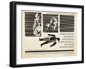 Anatomy of a Murder, Lee Remick, Ben Gazzara, James Stewart, 1959-null-Framed Art Print