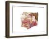 Anatomy of Human Salivary Glands-null-Framed Premium Giclee Print