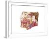 Anatomy of Human Salivary Glands-null-Framed Art Print