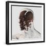 Anatomy of Male Facial Muscles, Side View-null-Framed Art Print