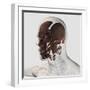 Anatomy of Male Facial Muscles, Side View-null-Framed Art Print
