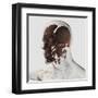 Anatomy of Male Facial Muscles, Side View-null-Framed Art Print