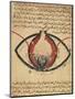 Anatomy of the Eye, from a Book on Eye Diseases-Al-Mutadibi-Mounted Giclee Print