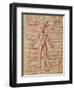 Anatomy of the Human Body, from 'Tractatus De Pestilencia'-M. Albik-Framed Giclee Print