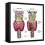 Anatomy of Thyroid Gland with Larynx & Cartilage-Stocktrek Images-Framed Stretched Canvas