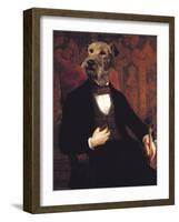 Ancestral Canines III-Thierry Poncelet-Framed Premium Giclee Print