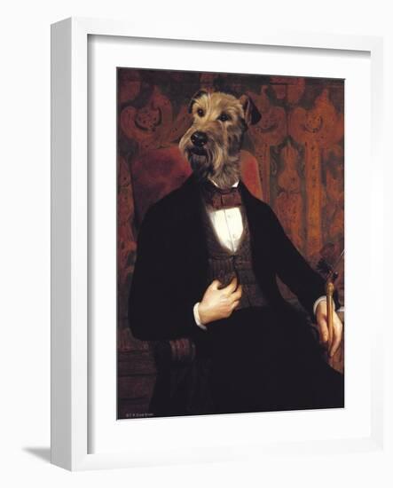 Ancestral Canines III-Thierry Poncelet-Framed Premium Giclee Print