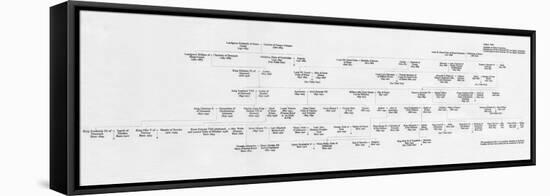 Ancestry and Family Connections of King Edward VII and Queen Alexandra, 1964-null-Framed Stretched Canvas