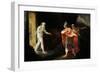 Anchises and Sibyl Deifobe Leading Aeneas' Soul to Hell-Bundt Hansen-Framed Giclee Print