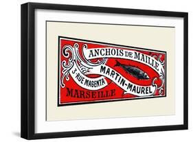 Anchois De Maille Martin-Maurel-null-Framed Art Print