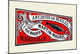 Anchois De Maille Martin-Maurel-null-Mounted Art Print