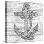 Anchor and Rope-null-Stretched Canvas