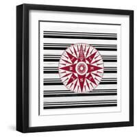 Anchor Compass 2-Kimberly Allen-Framed Art Print