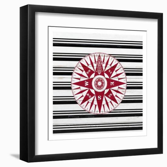 Anchor Compass 2-Kimberly Allen-Framed Art Print