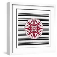 Anchor Compass 2-Kimberly Allen-Framed Art Print