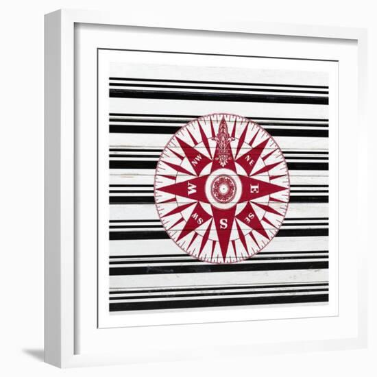 Anchor Compass 2-Kimberly Allen-Framed Art Print