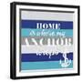 Anchor Home-Kimberly Allen-Framed Art Print