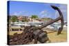 Anchor in Gustavia Harbor-Richard Cummins-Stretched Canvas