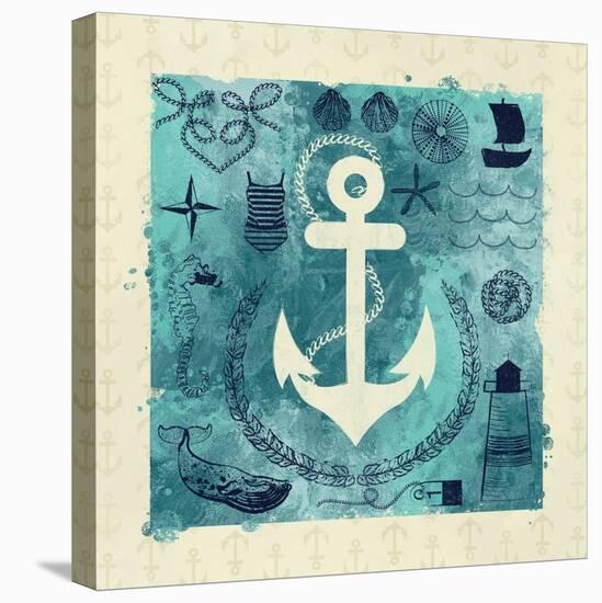 Anchor in Love I-Ashley Sta Teresa-Stretched Canvas