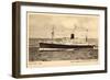 Anchor Line, Twin Screw Motor Ship Cilicia, Dampfer-null-Framed Giclee Print