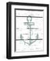 Anchor on Wood-Lanie Loreth-Framed Art Print