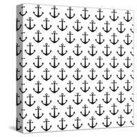 Anchor Pattern Background-hellena13-Stretched Canvas