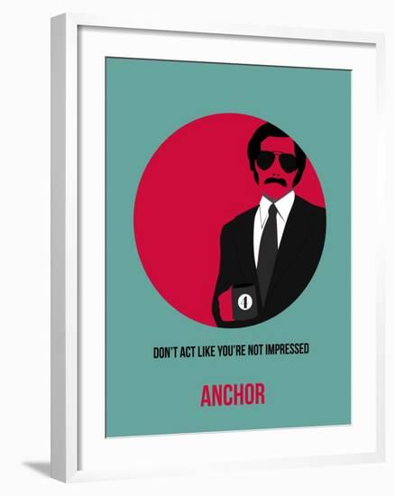 Anchor Poster 1-Anna Malkin-Framed Art Print