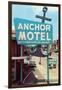 Anchor Vintage Motel-null-Framed Art Print