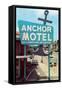 Anchor Vintage Motel-null-Framed Stretched Canvas