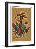 Anchor-Lantern Press-Framed Art Print