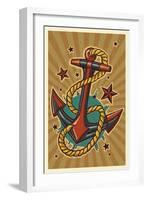 Anchor-Lantern Press-Framed Art Print