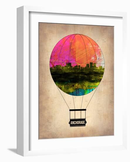 Anchorage Air Balloon-NaxArt-Framed Art Print