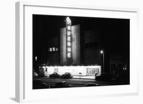 Anchorage, Alaska 4th Avenue Theatre Photograph-Lantern Press-Framed Art Print