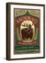 Anchorage, Alaska - Moose Head Ale-Lantern Press-Framed Art Print