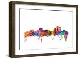 Anchorage Alaska Skyline-Michael Tompsett-Framed Art Print