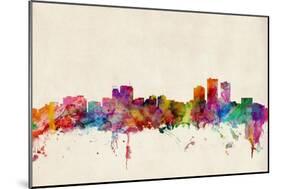 Anchorage Alaska Skyline-Michael Tompsett-Mounted Art Print