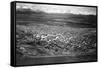 Anchorage, Alaska View from the Air Photograph-Lantern Press-Framed Stretched Canvas