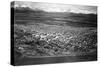 Anchorage, Alaska View from the Air Photograph-Lantern Press-Stretched Canvas