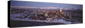 Anchorage at the Base of Chugach Mtns Ak, USA-null-Stretched Canvas