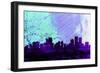 Anchorage City Skyline-NaxArt-Framed Art Print