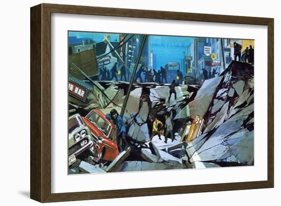 Anchorage Earthquake of Good Friday 1964-Mcbride-Framed Giclee Print