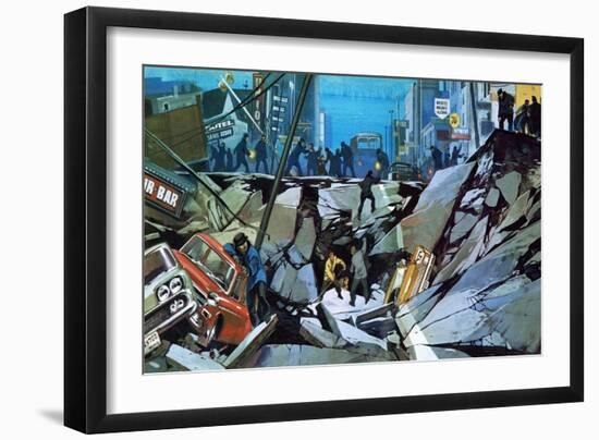 Anchorage Earthquake of Good Friday 1964-Mcbride-Framed Giclee Print