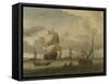 Anchorage of Enkhuizen-Abraham Storck-Framed Stretched Canvas