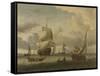 Anchorage of Enkhuizen-Abraham Storck-Framed Stretched Canvas