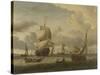 Anchorage of Enkhuizen-Abraham Storck-Stretched Canvas