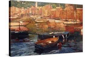 Anchored Boats, Portofino-Philip Craig-Stretched Canvas