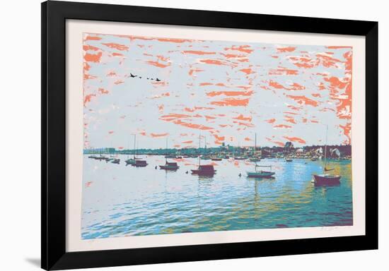 Anchored Flotilla Days Gone By-Max Epstein-Framed Limited Edition